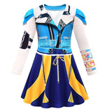 Kpop Demon Hunters Zoey Kids Cosplay Costume Outfit Halloween Carnival Suit