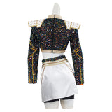 Kpop Demon Hunters Zoey Kids Cosplay Costume Outfit Halloween Carnival Suit