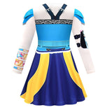 Kpop Demon Hunters Zoey Kids Cosplay Costume Outfit Halloween Carnival Suit