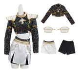 Kpop Demon Hunters Zoey Kids Cosplay Costume Outfit Halloween Carnival Suit