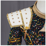 Kpop Demon Hunters Zoey Kids Cosplay Costume Outfit Halloween Carnival Suit