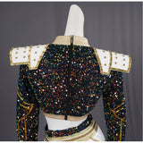 Kpop Demon Hunters Zoey Kids Cosplay Costume Outfit Halloween Carnival Suit