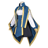 Kunon the Sorcerer Can See Kunon Gurion Adult Female Blue Cosplay Costume Halloween Carnival Party Suit