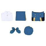 Kunon the Sorcerer Can See Kunon Gurion Adult Female Blue Cosplay Costume Halloween Carnival Party Suit
