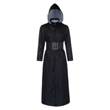 Kylo Ren Black Outfit Cosplay Costume Halloween Carnival Party Suit   