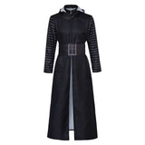Kylo Ren Black Outfit Cosplay Costume Halloween Carnival Party Suit   