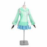Overwatch OW Costume Kiriko Cosplay Blue Dress Outifit For Adult Female Halloween Carnival Suit