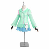 Overwatch OW Costume Kiriko Cosplay Blue Dress Outifit For Adult Female Halloween Carnival Suit