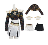 Rumi/Zoey/Mira Cosplay Golden Outfit Kids Halloween Cosplay Costume