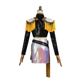 Rumi/Zoey/Mira Cosplay Black Golden Performance Outfit For Adult Female Halloween Carnival Suit