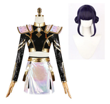 Rumi/Zoey/Mira Cosplay Black Golden Performance Outfit For Adult Female Halloween Carnival Suit