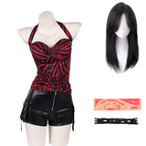 Obsession Nikki Women Red Outfit Cosplay Costume Halloween Carnival Party Suit