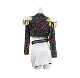 Rumi/Zoey/Mira Cosplay Golden Outfit Kids Halloween Cosplay Costume