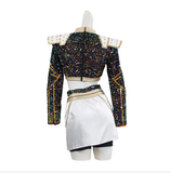 Rumi/Zoey/Mira Cosplay Golden Outfit Kids Halloween Cosplay Costume