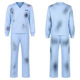 Lanterns John Stewart  Blue Outfit Cosplay Costume Halloween Carnival Party Suit