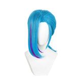 Arcane League of Legends Jinx Cosplay Wig Unisex Blue Hair Halloween Carnival Party Props Accessories