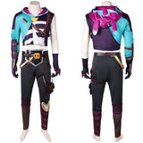 League of Legends Ekko Cosplay Costume Halloween Carnival Suit