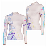 League of Legends Arcane Costume Jinx Cosplay White Tattoo Shirt For Adult Female Halloween Carnival Suit