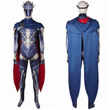 League of Legends Arcane Costume Viktor Cosplay Blue Outfit For Adult Man Halloween Carnival Suit