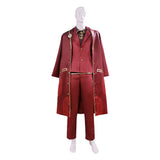 Limbus Company Lei Heng Cosplay Red Suit Set Halloween For Carnival Party Suit