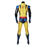 X-Men '97 Wolverine James Howlett / Logan Yellow Combat Jumpsuit Cosplay Costume Outfits Halloween Carnival Suit  