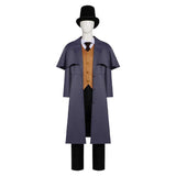 Lord of Mysteries Klein Moretti Blue Trench Coat Set Cosplay Costume Halloween Carnival Party Suit