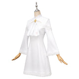 Louis Arneb Women White Dress Cosplay Costume Halloween Carnival Party Suit
