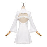 Louis Arneb Women White Dress Cosplay Costume Halloween Carnival Party Suit