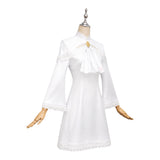 Louis Arneb Women White Dress Cosplay Costume Halloween Carnival Party Suit