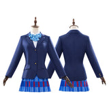 LoveLive Minami Kotori Women Blue School Uniform Cosplay Costume Halloween Carnival Party Suit