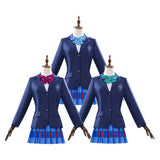 LoveLive Minami Kotori Women Blue School Uniform Cosplay Costume Halloween Carnival Party Suit