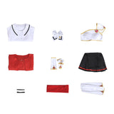 Magic Knight Rayearth Hikaru Shidou Women Red Outfit Cosplay Costume Halloween Carnival Party Suit