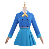 Magic Knight Rayearth Umi Ryuuzaki Women Blue Outfit Cosplay Costume Halloween Carnival Party Suit