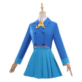 Magic Knight Rayearth Umi Ryuuzaki Women Blue Outfit Cosplay Costume Halloween Carnival Party Suit