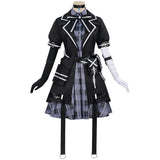 Magical Girl Witch Trials Tachibana Sherry Black Cosplay Dress For Adult Female Halloween Carnival Party Suit