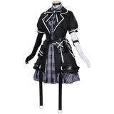 Magical Girl Witch Trials Tachibana Sherry Black Cosplay Dress For Adult Female Halloween Carnival Party Suit