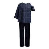Mahito Cosplay Dark Blue Suit Set For Halloween Carnival Party  