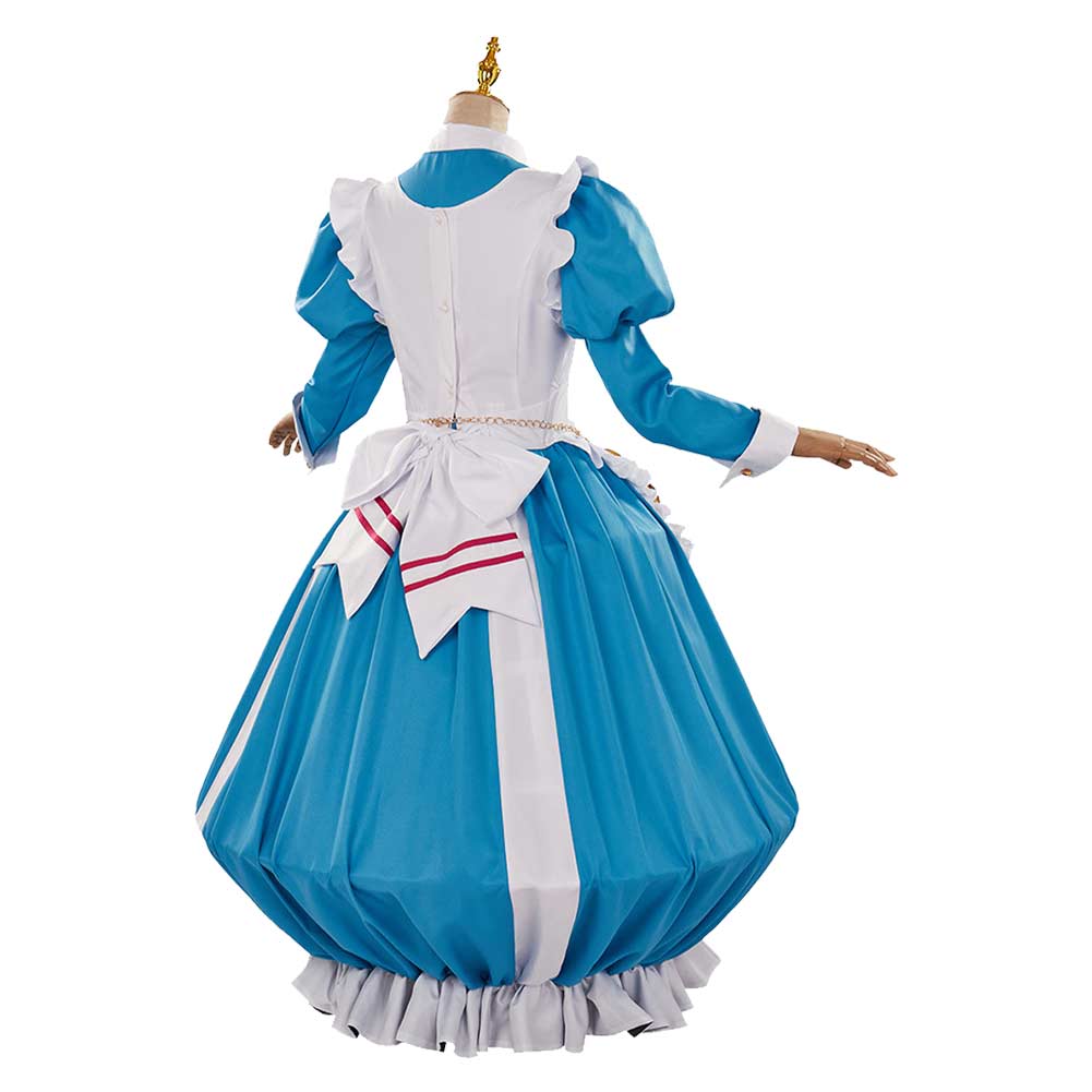 Blue Maid Costume Anime Maid Lolita Cosplay Dress