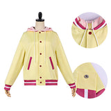 Marriage Toxin Ureshino Shiori Yellow Outfit Cosplay Costume Halloween Carnival Party Suit