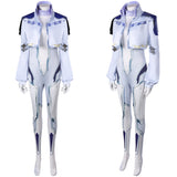Dagger Cosplay Costume Woman White Jumpsuit Halloween Carnival Suit