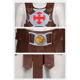 Masters of the Universe He-Man Brown Outfit Cosplay Costume Halloween Carnival Party Suit