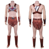 Masters of the Universe He-Man Brown Outfit Cosplay Costume Halloween Carnival Party Suit
