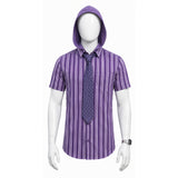Masters of the Universe He-Man Purple Hooded Shirt Cosplay Costume Halloween Carnival Party Suit