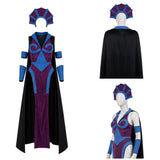 Masters of the Universe Skeleton King Gender-swapped Women Purple Outfit Cosplay Costume Halloween Carnival Party Suit