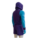 Masters of the Universe Skeleton King Purple Sportswear Cosplay Costume Halloween Carnival Party Suit