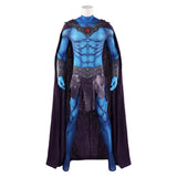 Masters of the Universe Skeletor Blue Jumpsuit Cosplay Costume Halloween Carnival Party Suit