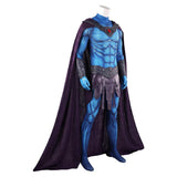 Masters of the Universe Skeletor Blue Jumpsuit Cosplay Costume Halloween Carnival Party Suit