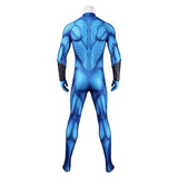 Masters of the Universe Skeletor Blue Jumpsuit Cosplay Costume Halloween Carnival Party Suit