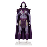 Masters of the Universe Skeletor Purple Jumpsuit Cosplay Costume Halloween Carnival Party Suit