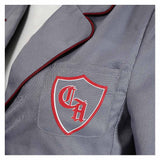 Matilda Women Gray Coat Cosplay Costume Halloween Carnival Party Suit